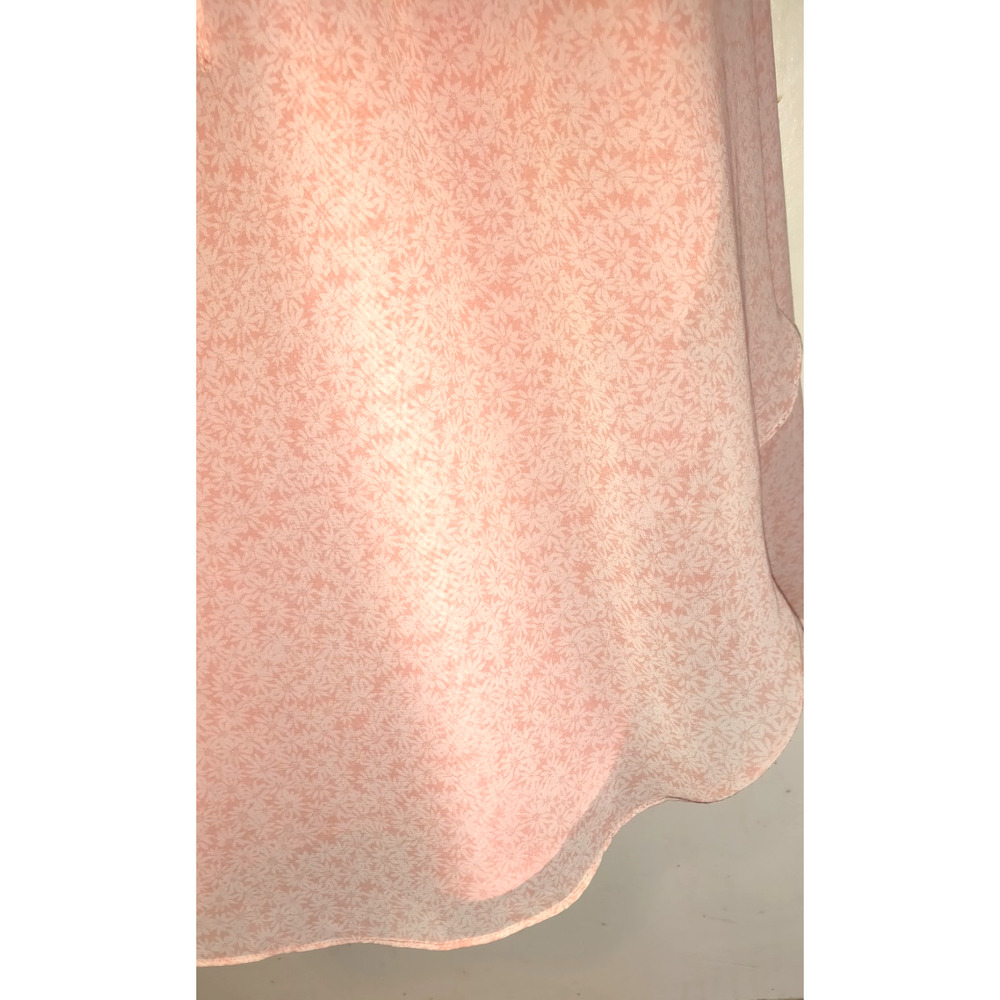 Lauren Conrad Maxi Dress Womens 14 Peach Floral Feminine Romantic Asymmetrical - Picture 6 of 16